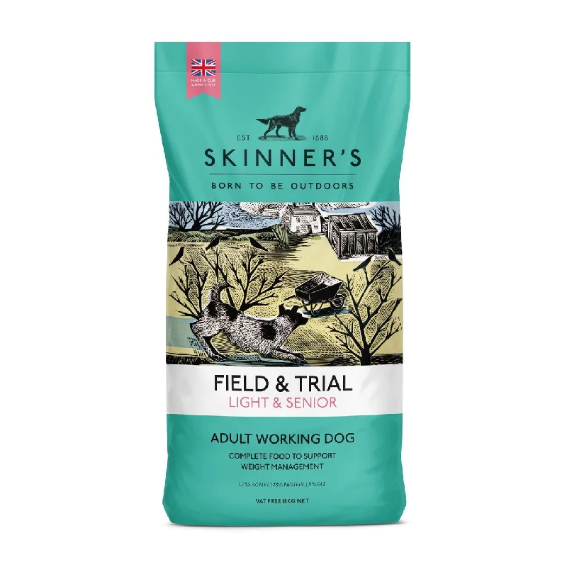 - Dog food helps the digestive systemSkinners Field & Trial Light & Senior Dry Dog Food 15kg