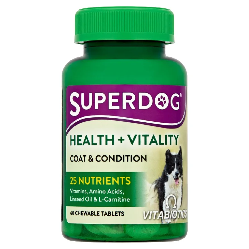 - The effect of dog food on hairSuperdog Health & Vitality 60 per pack